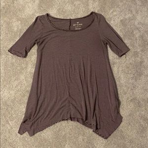 Striped AEO flowy top